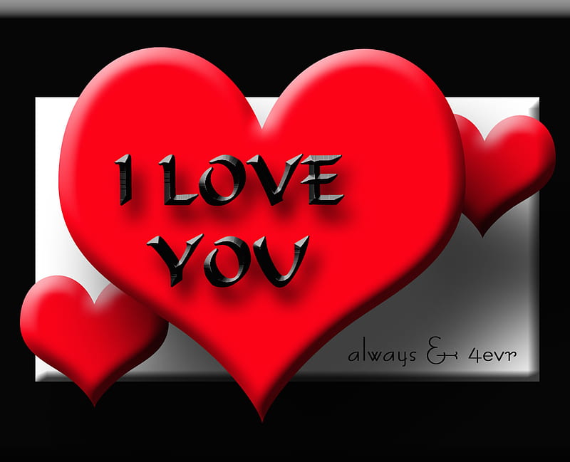 I Love You, couple, lover, romance, sweetheart, valentine, HD wallpaper