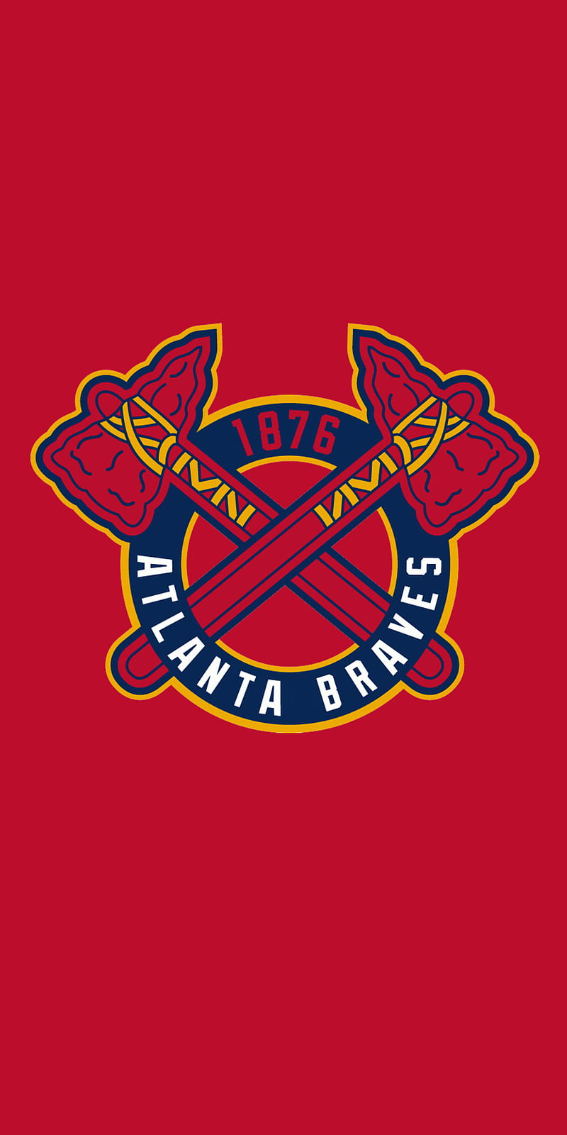 Braves circle logo  Atlanta braves logo, Atlanta braves wallpaper