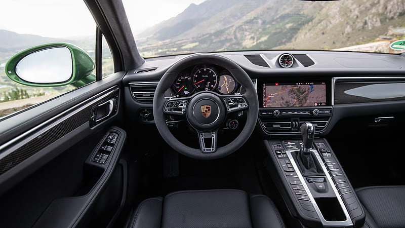 Porsche Macan Turbo, interior, 2020 cars, SUV, crossover, HD wallpaper