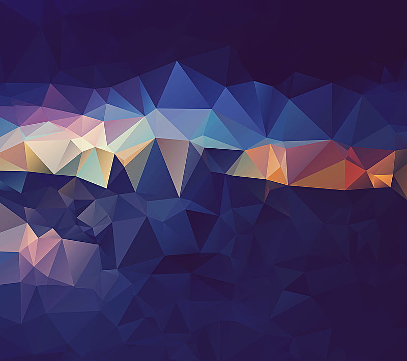low poly 6, abstract, cool, low poly, HD wallpaper
