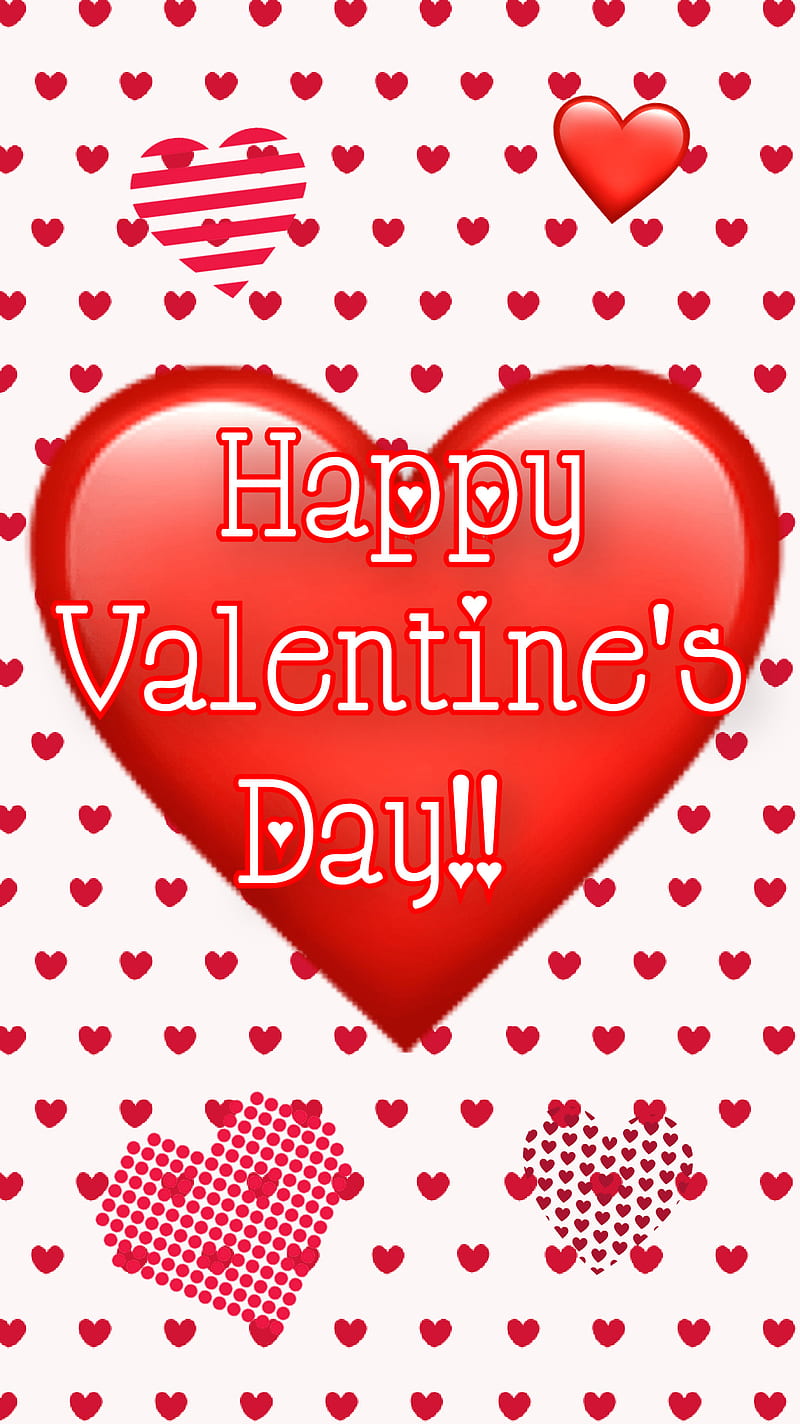 Valentines, corazones, love, red, valentines day, HD phone wallpaper ...