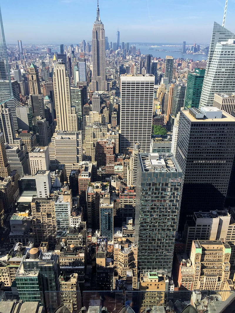 Aerial view of city buildings during daytime, HD phone wallpaper | Peakpx