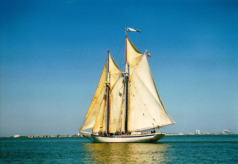 Harvey Gamage, Schooner, Sailing Vessel, Sailboat, HD wallpaper