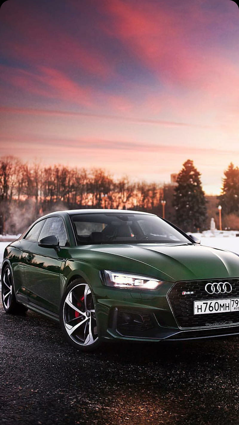 Audi RS5 Quattro, car, green, new, esports, sunset, supercar, HD phone  wallpaper | Peakpx