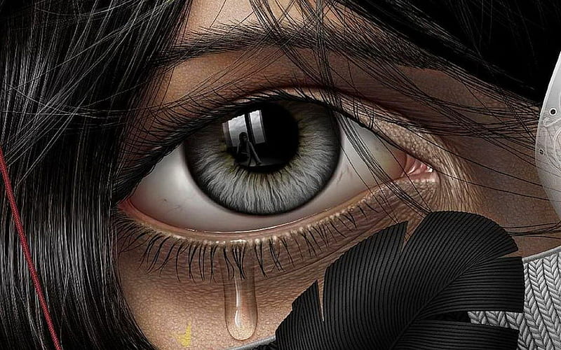 Beautiful Crying Eye Images