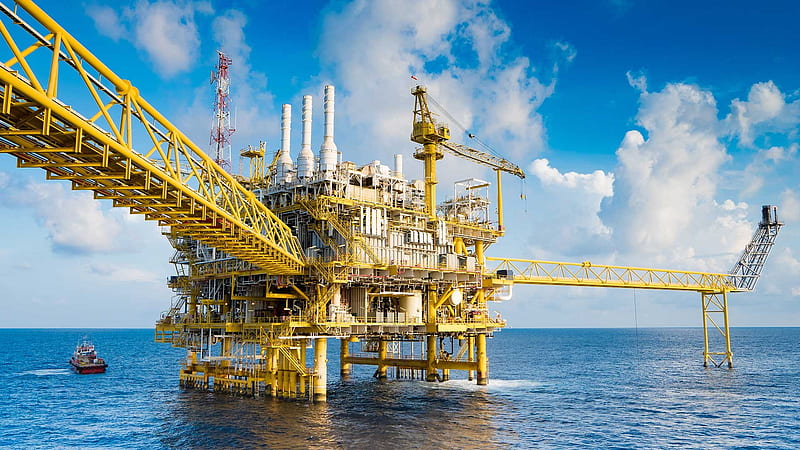 Force Chem Technologies Oil Rig, Rig, Force Chem, Building, Oil, Technologies, Industrial, HD wallpaper