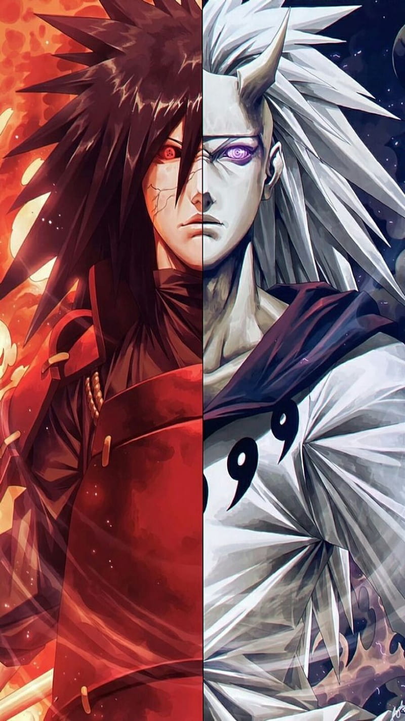 Obito và Madara uchiha hiền nhân của sáu con đường 4K tải xuống hình nền