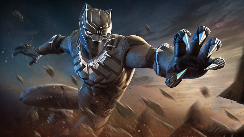 Black Panther Marvel Contest Of Champions, marvel-contest-of-champions, games, marvel, black-panther, HD wallpaper