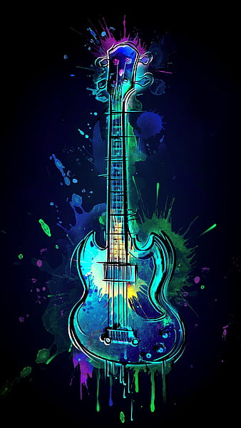 Creative Electric Guitar Ultra HD Desktop Background Wallpaper for 4K UHD  TV : Tablet : Smartphone
