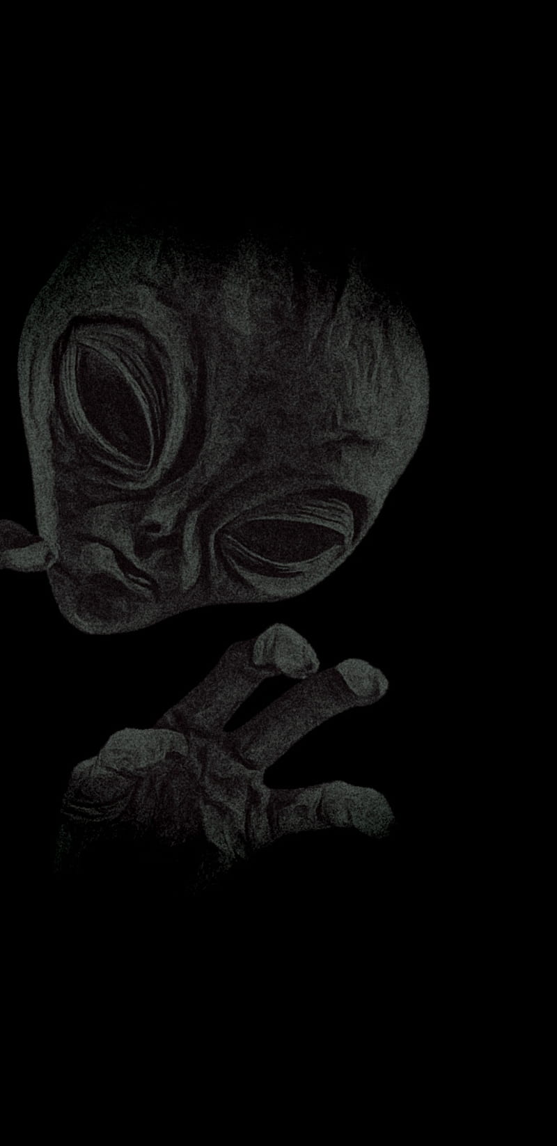 Alien Visitor, alien, awesome, best, dark, gris, HD phone wallpaper