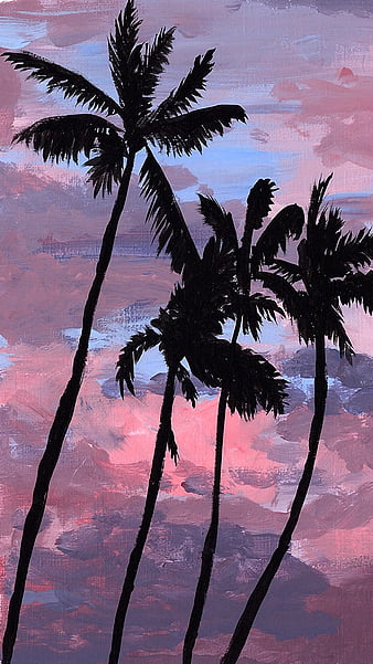beach palm trees tumblr background