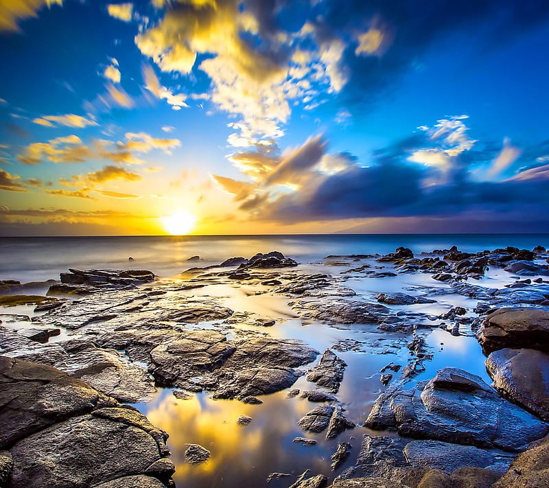 Kapalua Sunset, coast, sea, HD wallpaper | Peakpx