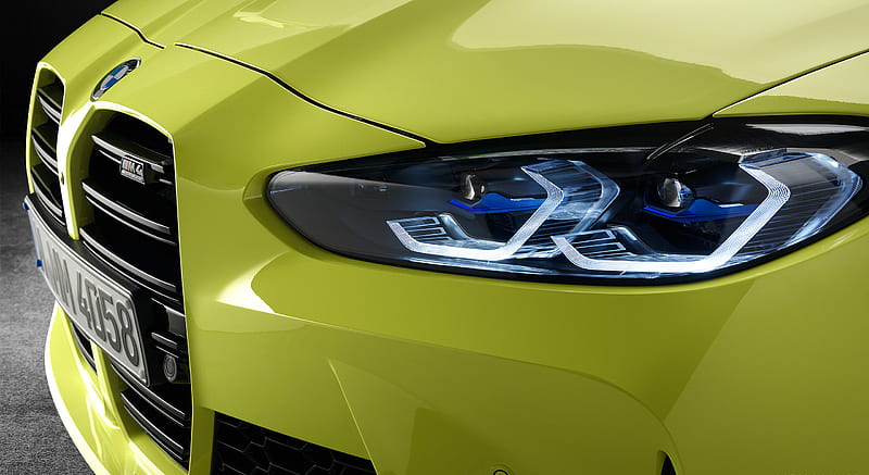 2021 BMW M4 Coupe Competition - Headlight , car, HD wallpaper