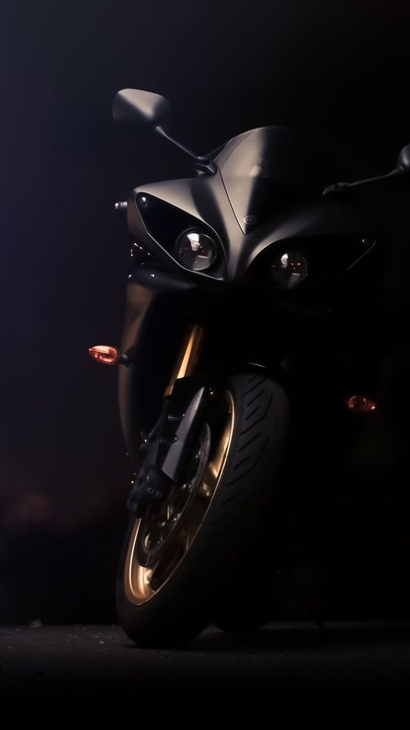 Dark Aesthetic Bike, black, dark aesthetic, mood, motorcycle, rain, red,  street, HD phone wallpaper | Peakpx