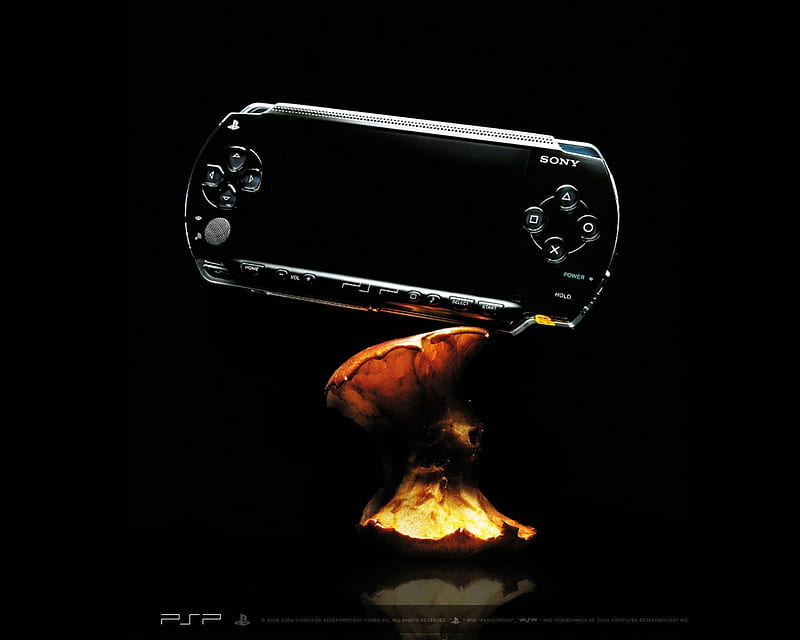 Sony PSP, brand, black, technology, sony, psp, HD wallpaper