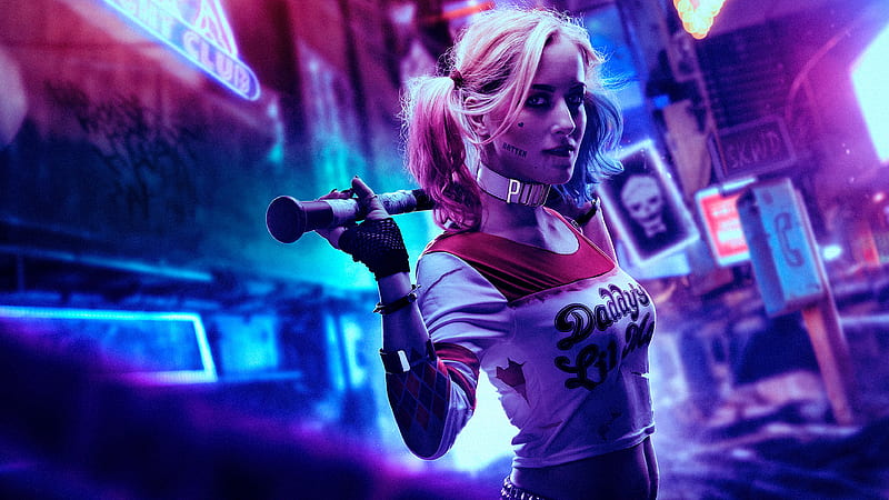 Harley Quinn Cosplay, harley-quinn, superheroes, digital-art, artwork, behance, cosplay, HD wallpaper
