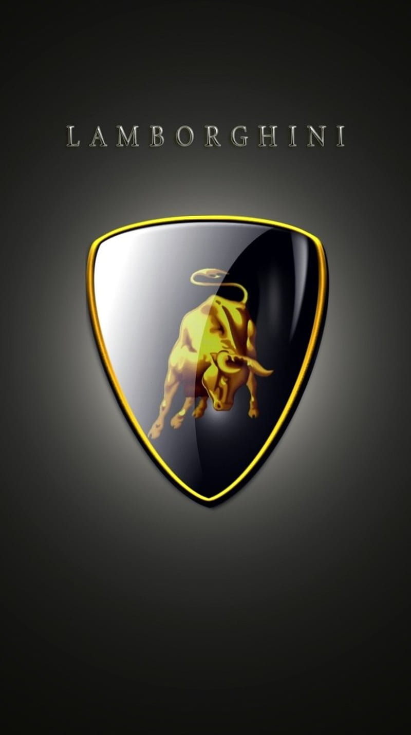 Lamborghini, logo, HD phone wallpaper