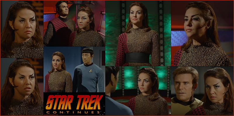 Amy Rydell as Romulan Commander from the Star Trek Continues Two Part Finale 