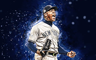 Aroldis Chapman, grunge art, MLB, New York Yankees, pitcher, baseball,  Albertín Aroldis Chapman de la Cruz, HD wallpaper