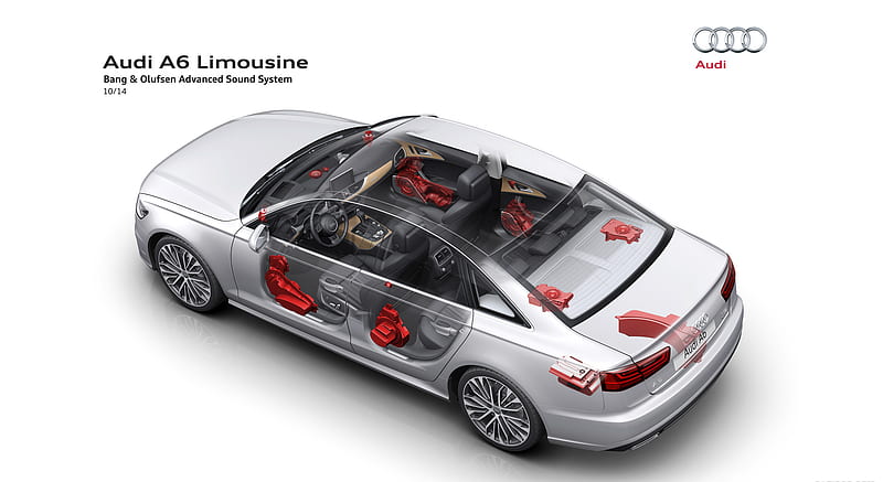 2015 Audi A6 - Bang & Olufsen Advanced Sound System , car, HD wallpaper