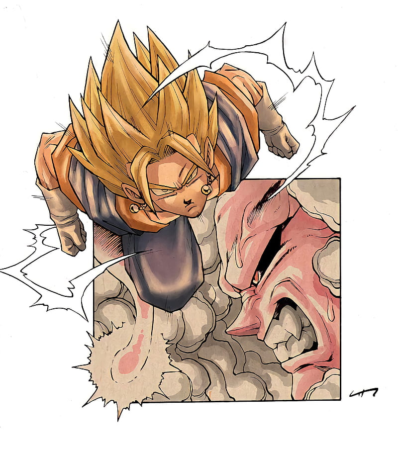 Majin Boo - Black  Dragon ball super goku, Dragon ball gt, Dragon ball art