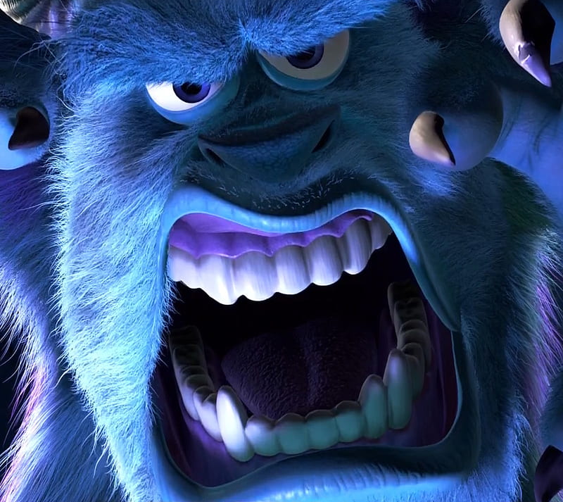 Sully, awesome, monster, monster university, monsters inc, scary, HD wallpaper