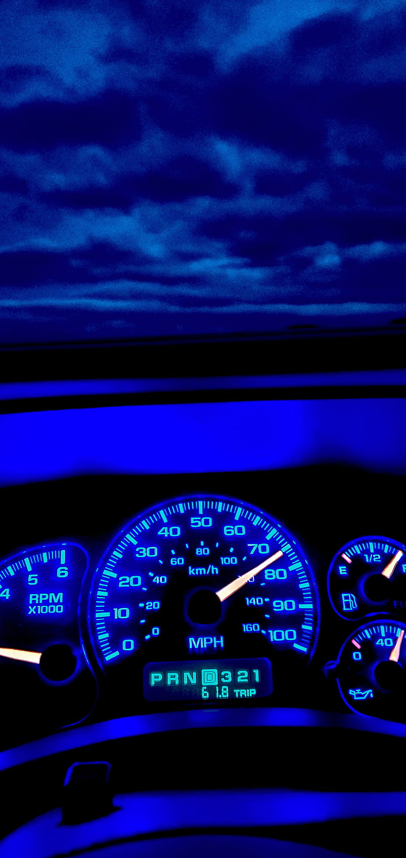 Blue night, car, cool, speed, HD phone wallpaper | Peakpx