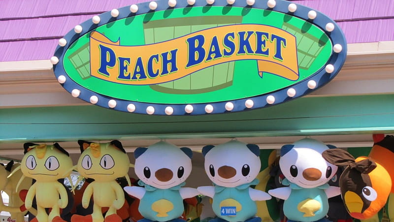 Peach Basket, prizes, games, Kings Island 2014, 1600x900, HD wallpaper