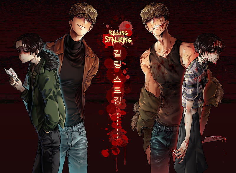 Anime, Killing Stalking, Oh Sangwoo, Yoon Bum, HD wallpaper