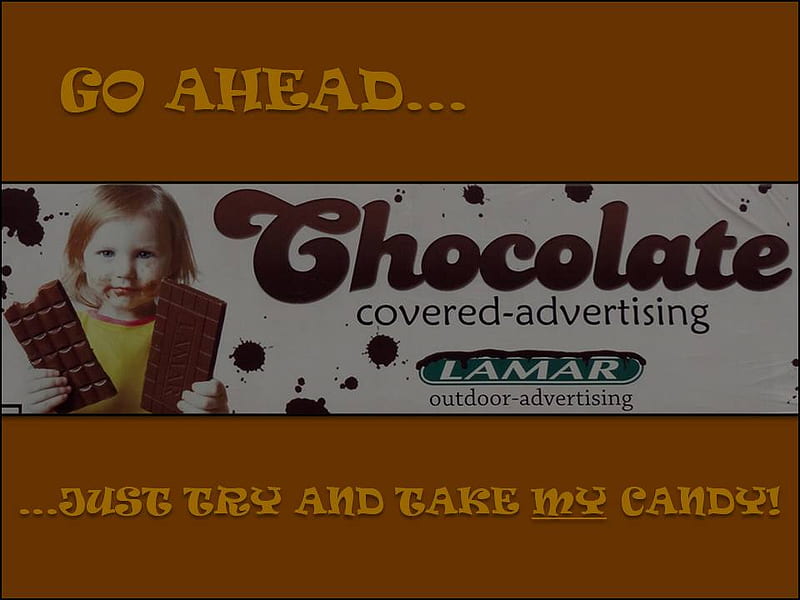 Just Go Ahead and TRY IT!, choco, kid, candy, chocolate, HD wallpaper