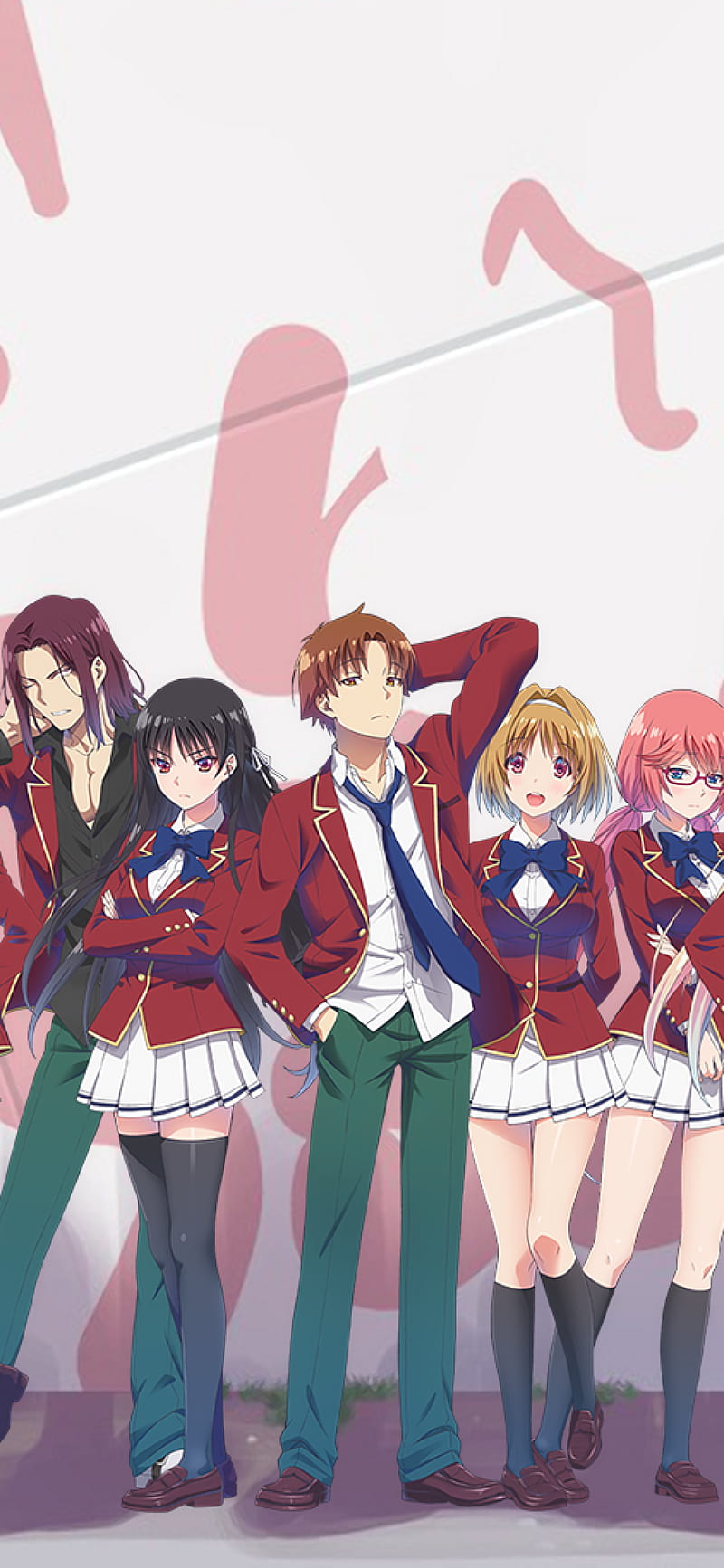Clasrom of the elite, all cast, characters, classroom of the elite, full characters, kiyotaka, HD phone wallpaper