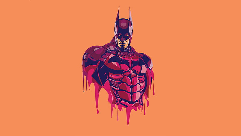 Batman Arkham Knight Minimalism, batman, superheroes, artwork, minimalism, artist, HD wallpaper
