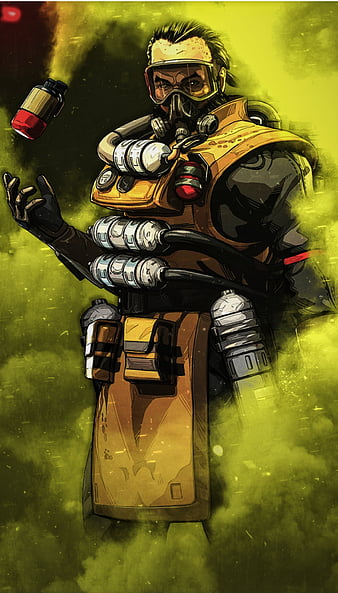 Caustic Phone Wallpaper // After Request // So, what's your favourite  legend? : r/apexlegends