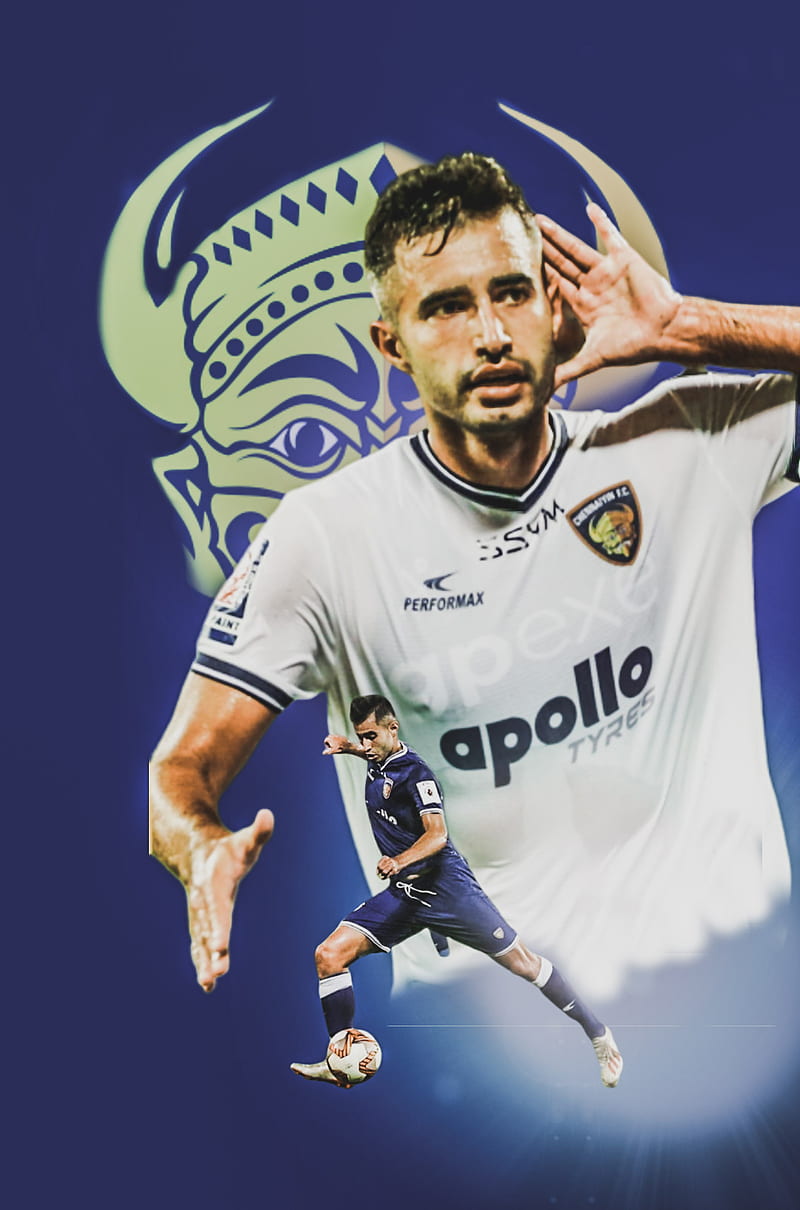 RAFAEL CRIVELLARO, brazil, chennaiyinfc, india, isl, HD phone wallpaper