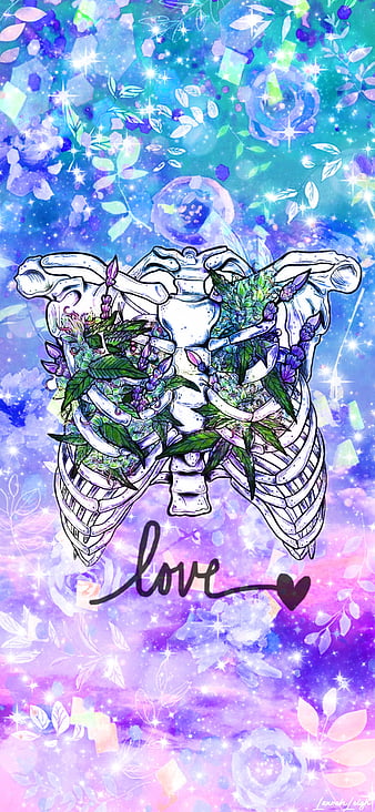 Love, 420, cute, girly, nature, sparkles, stoner, HD phone wallpaper