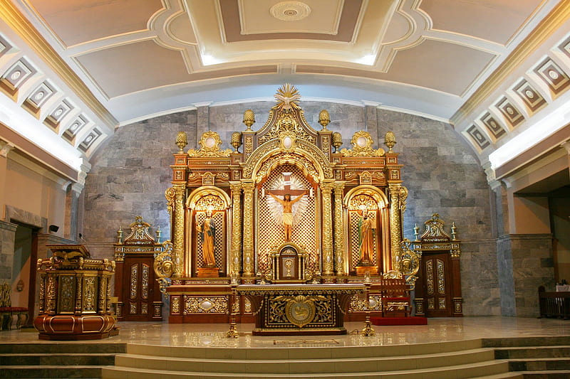 Main Altar of Peter and Paul Church, Altar, Christianity, Main, Church, HD wallpaper