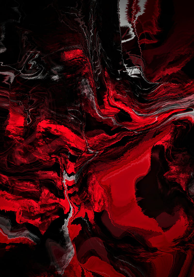Black And Red Swirl Abstract K K - Red Black White Abstract HD wallpaper |  Pxfuel