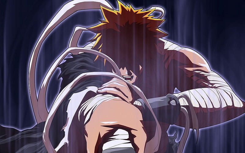 Ichigo Dual Sword Zanpakuto Bleach TYBW 4K Wallpaper iPhone HD Phone #7781i