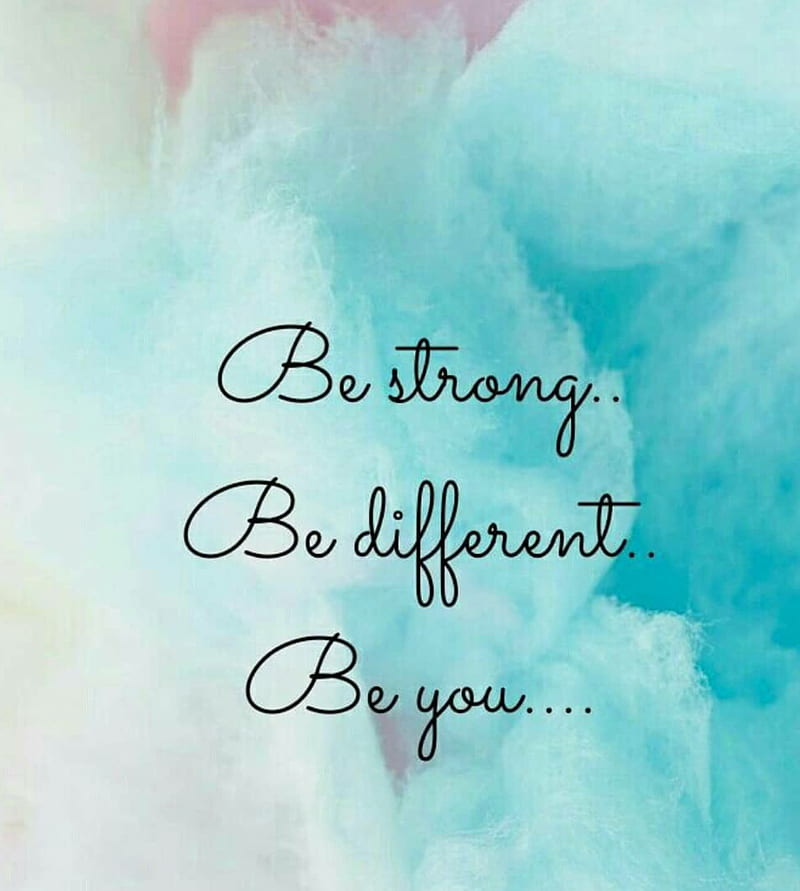 Be you, strong, different, HD phone wallpaper