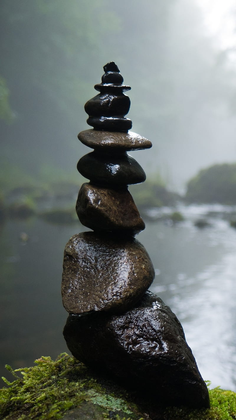 Stones Piled Up, balance, stone, zen, HD phone wallpaper | Peakpx