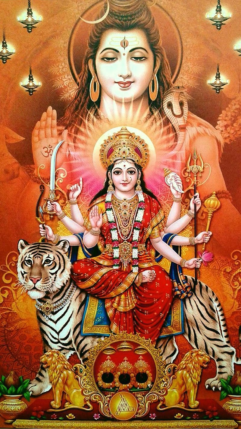 Mata Rani, Lord Shiva Background, mahadev, god, goddess, HD phone wallpaper  | Peakpx