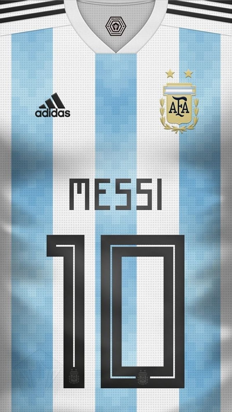 Nếu bạn muốn trông giống như Messi khi chơi bóng đá, hãy cập nhật hình nền Áo đấu màu xanh và trắng của đội tuyển Argentina trên chiếc điện thoại của bạn. Điều này chắc chắn sẽ truyền tải đúng cảm xúc và giúp bạn hòa mình vào trận đấu bóng đá.