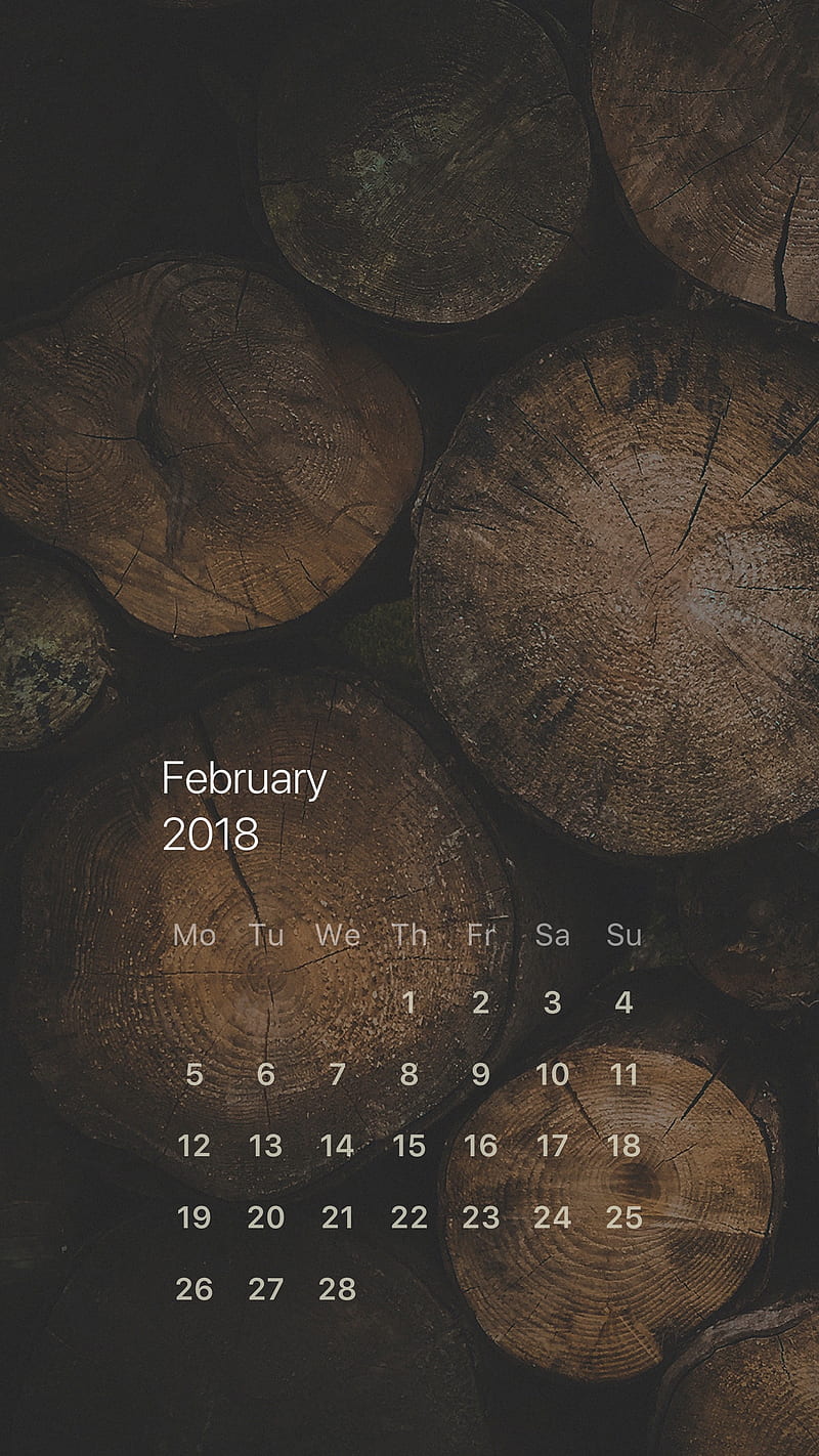 Firewood February, 2018, calendar, february, fireplace, firewood, nature, rustic, trees, wood, HD phone wallpaper