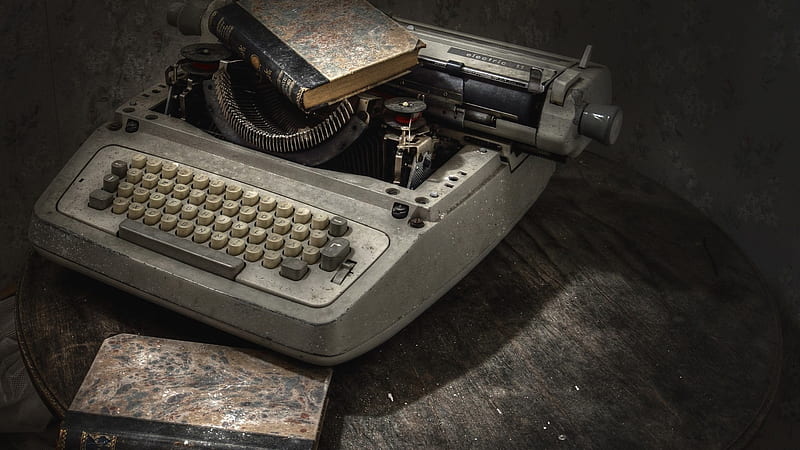 Vintage Typewriter, typewriter, old, dust, vintage, graphy, HD wallpaper