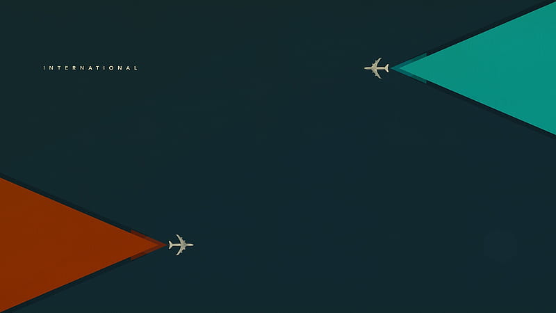 Airplane Minimalism, airplane, planes, minimalism, HD wallpaper