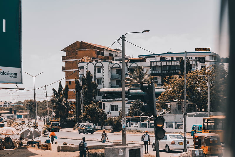 Mombasa, architecture, coast town, HD wallpaper
