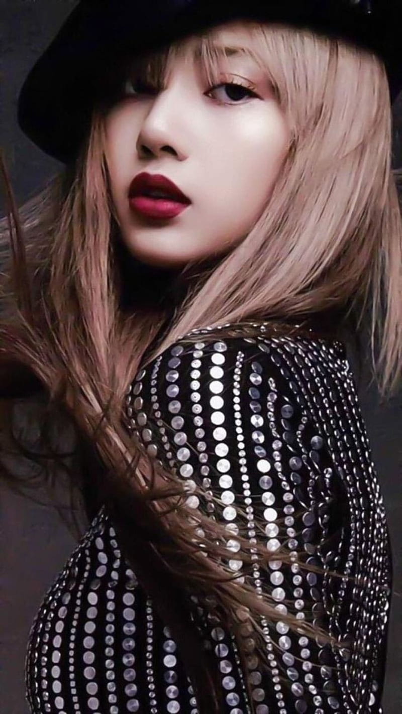 Lisa, blackpink, red, korea, kpop, thailand, korean girl, lipstick, hot, stunning, HD phone wallpaper