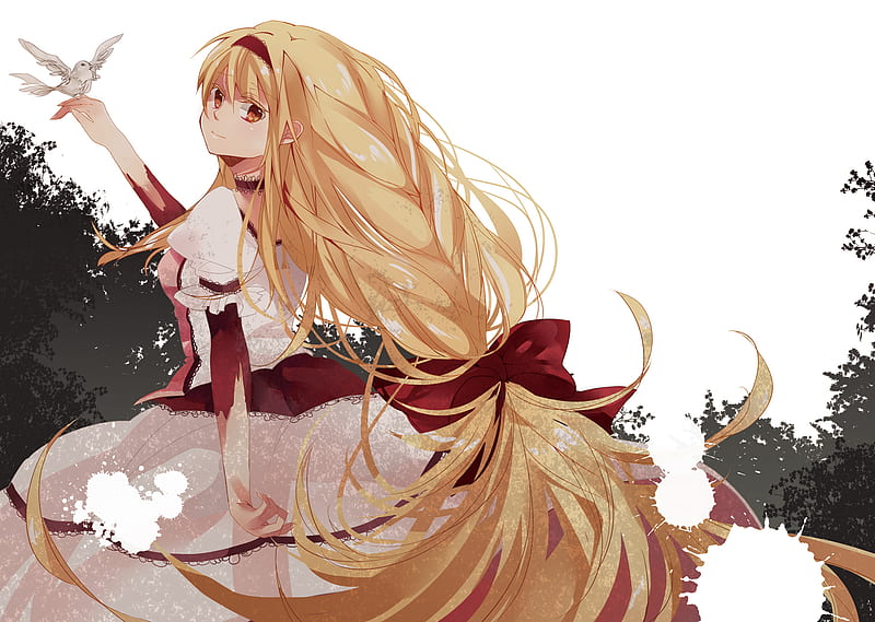 1. "Steampunk Anime Girl with Blonde Hair" - wide 2