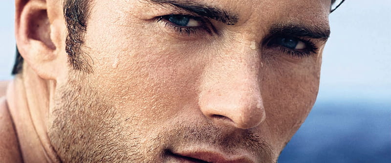 Scott Eastwood, face, man, eyes, actor, HD wallpaper