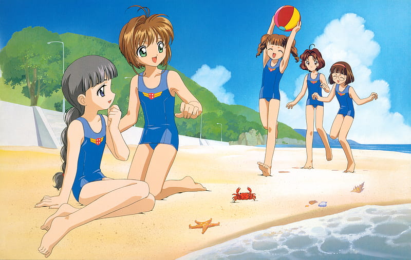 Anime, Cardcaptor Sakura, Sakura Kinomoto, Tomoyo Daidouji, HD wallpaper